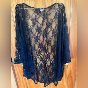 Lace coverup/shawl